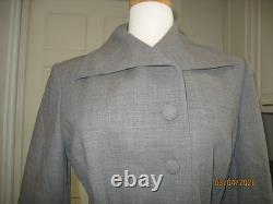 St. John Collection 100% Wool Gray Self-tie Jacket And Pant Set Size 6