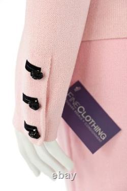 St. John Collection 2Pc Santana Knit Jacket & Top Set in Light Pink sz 12/M St. John Collection 2Pc Santana Knit Jacket & Top Set in Light Pink sz 12/M