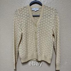 St John Collection 2pc Sweater Set Knit Beige Sz S