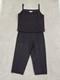 St. John Collection Black Santana Knit 2 Pc Set Wide Leg Pants Sz 4 Tank Sz Med