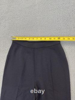 St. John Collection Black Santana Knit 2 PC Set Wide Leg Pants Sz 4 Tank Sz Med