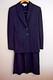 St John Collection Black Santana Knit Crystal Button Pants Jacket Suit Set Sz 8