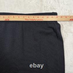 St John Collection Black Santana Knit SET Skirt & Jacket Womens Size 2 Gold