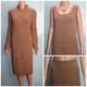 St John Collection Brown Jacket Skirt Top Xl Size 14 16 3pc Suit Buttons Pockets