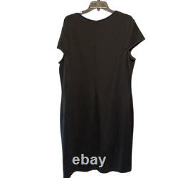 St. John Collection Evening Santana Knit 2-Piece Dress & Zip Jacket Set Size 16