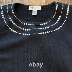 St. John Collection Evening Santana Knit 2-Piece Dress & Zip Jacket Set Size 16