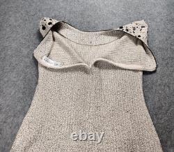 St John Collection Jacket Dress Set Womens 4 Knit Embellished Made in USA SP08