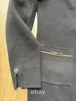 St. John Collection Knit Skirt Suit With Blazer Women's Size 12 Brown Stretchy St. John Collection Knit Skirt Suit With Blazer Women's Size 12 Brown Stretchy