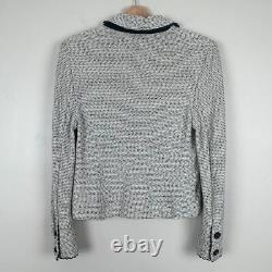 St John Collection Marie Gray Jacket Skirt Women 6 10 Set Santana Knit