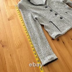 St John Collection Marie Gray Jacket Skirt Women 6 10 Set Santana Knit