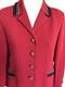 St. John Collection Marie Gray Skirt Suit Set Size 6 Santana Knit Cinnabar Red