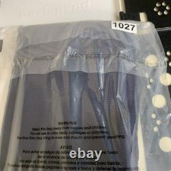 St. John Collection Santana Knit Jacket Skirt Set Blue Womens 14 Blazer Cardigan