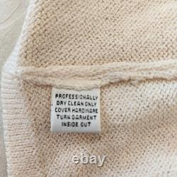 St. John Collection Sz 8 Cream Santana Knit Top & Skirt Set Quiet Luxury Elegant