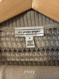 St. John Collection Women's Two Piece Knit Pants Set Jacket Petite Pants Size 2