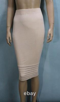 St. John Collection Yellow Jacket Skirt Top XL 14 12 16 3pc Suit Buttons Crochet