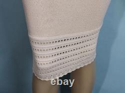 St. John Collection Yellow Jacket Skirt Top XL 14 12 16 3pc Suit Buttons Crochet