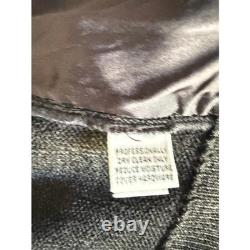 St John Collection by Marie Gray Knit Zipper Jacket Pants Suit Set Charcoal 8