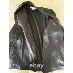 St John Collection by Marie Gray Knit Zipper Jacket Pants Suit Set Charcoal 8