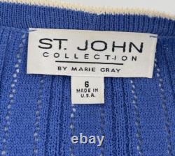 St. John Collection by Marie Gray Sweater Set Cardigan Womens 6 Tank Women Large