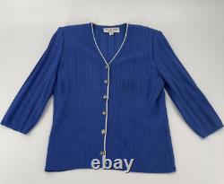 St. John Collection by Marie Gray Sweater Set Cardigan Womens 6 Tank Women Large