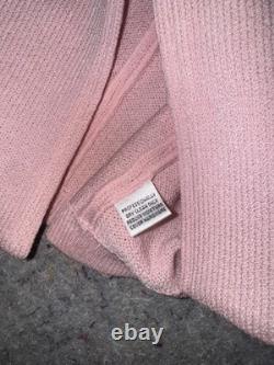 St John Knit Jacket Pants Set Womens 4 Pink Zip Mock Neck Suit Collection USA