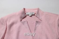 St John Women's Evening Collection Crystal Heart 2-Pc Set LB3 Pink Size 14