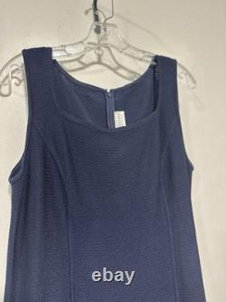 St John's Collection Shift Dress And Coat Set Size 10 Navy