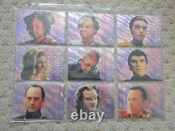 Star Trek Voyager Season One- Series Two Trading Cards Set Inc Binder