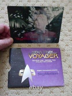 Star Trek Voyager Season One- Series Two Trading Cards Set Inc Binder