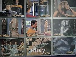 Star Trek Voyager Season One Series Two Uk Master Set Chase & Binder 120 Cards