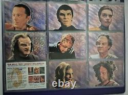 Star Trek Voyager Season One Series Two Uk Master Set Chase & Binder 120 Cards