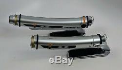 Star Wars Disneyland Galaxy's Edge ASHOKA TANO Lightsabers + TWO Blades Gift Set