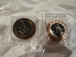 Star Wars Peter Mayhew Chewbacca Memorial Coins set! TWO COINS