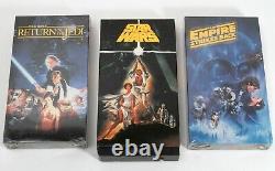 Star Wars Trilogy Box Set VHS Tapes 1992 Two SEALED, One opened