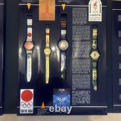 Swatch Limited Edition Historical Olympic Games Collection Set of 9 Watches
