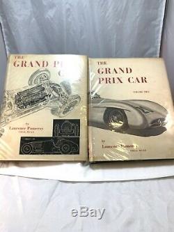 THE GRAND PRIX CAR by Pomeroy 1954 Two Volume set Hardbound Edition Books