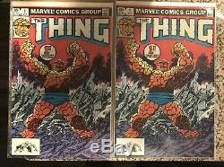 THE THING #1-36 COMPLETE SET WITH Two #1 CLEAN COPIES 1983 MARVEL COMIC LOT