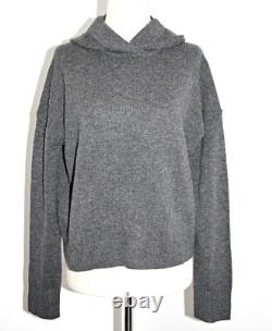 THEORY Cashmere Cropped Hoodie & Arleena Jogger Pant Collection Charcoal L $710