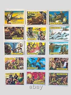 TOPPS Battle of World War 2 II Two 1965 Set of 1-72 Trading Cards Vintage RARE