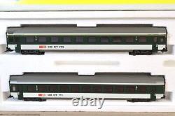 TRIX 23390 SBB CFF SET of 4 STANDARD DESIGN EXPRESS COACH with CONTROL CAR om