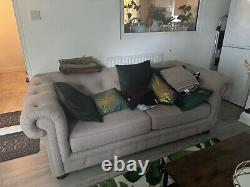 TWO 3 Seater Sofa/ 2 Single Seater Grey(Collection)