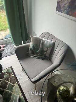 TWO 3 Seater Sofa/ 2 Single Seater Grey(Collection)