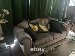 TWO 3 Seater Sofa/ 2 Single Seater Grey(Collection)