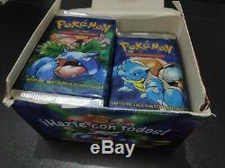 TWO Base Set Pokémon Booster Boxes- 74 Booster Packs WOTC 1999 Spanish edition