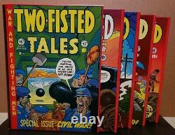 TWO FISTED TALES Complete EC Comics 4 Volume Set Slipcase Russ Cochran KURTZMAN