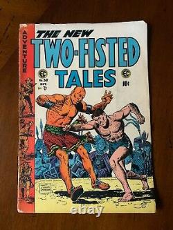 TWO-FISTED TALES (Fort Ord) EC SET. Five Comics. Brittle Pages