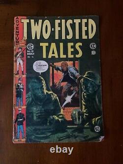 TWO-FISTED TALES (Fort Ord) EC SET. Five Comics. Brittle Pages