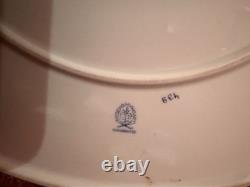 TWO SETS of Herend Hand Painted Porcelain Hors d'Oeuvres Plates