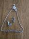 Tanzanite Bracelet And Two Pendants In Sterling Silver Setting Euc