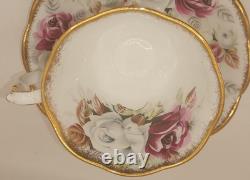 Tea Cup Saucer Royal Albert Summer Bounty Pearl Bone China England